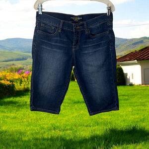 Lucky Brand Brigitte Bermuda Low Rise Jean Shorts Sz M